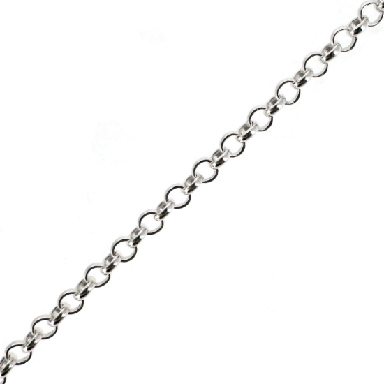 Wholesale Chain, 925 Sterling Silver 1mm Rolo Chain, Bulk Chain by the foot