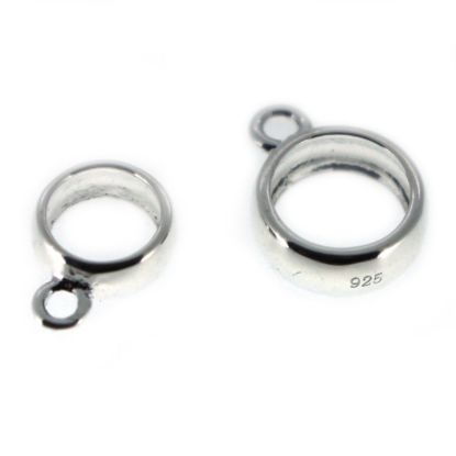 Wholesale Sterling Silver Simple Closed Bail Connector, Wholesale Findings
