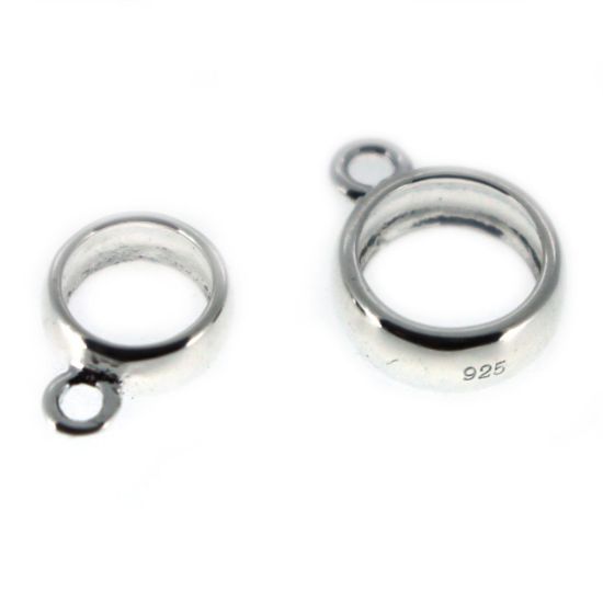 Wholesale Sterling Silver Simple Closed Bail Connector, Wholesale Findings