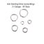 Wholesale Sterling Silver Open Jump Rings - 21Ga, All Sizes (20pcs)
