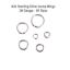 Wholesale Sterling Silver Open Jump Rings - 20Ga, All Sizes (20pcs) 