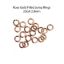 Wholesale 1/20 14k Rose Gold Filled Open Jump Rings  - 22Ga, 2.8mm (20pcs)