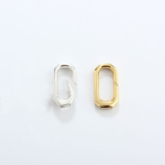 wholesale gold over sterling silver jewelry making clasp-no trigger clasps 