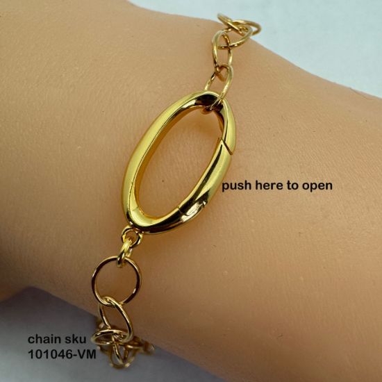 wholesale gold over sterling silver clasp-jewelry making no trigger clasp