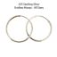 Wholesale 925 Sterling Silver Earring  Endless Hoops - All Sizes - (Sold per pair) 