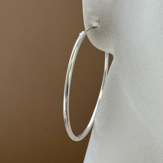 Wholesale 925 Sterling Silver Earring  Endless Hoops - All Sizes - (Sold per pair) 