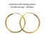 Wholesale Gold Over Sterling Silver Earring Hoops - All Sizes - (Sold per pair) 