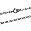 Wholesale Oxidized 925 Italian Sterling Silver Finished Chain - 3.5mm Flat Oval Cable Chain