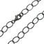 Wholesale Oxidized 925 Sterling Silver Finished Chain - Large Oval Cable Chain