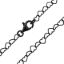 Wholesale Oxidized 925 Sterling Silver Finished Jewelry Chain - Heart Link Chain