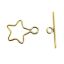 Wholesale 1/20 14K Gold Filled Star Toggle Clasp - 10mm Star (Sold per Set)
