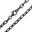 Wholesale Oxidized 925 Sterling Silver Finished Jewelry Chain- 7x4mm Diamond Cut Box chain 