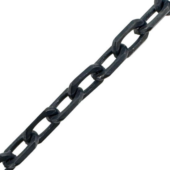 Wholesale Oxidized Sterling Silver Bulk Chain - 5x3mm Diamond Cut Box Chain (Sold per foot)