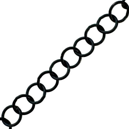 Wholesale Oxidized 925 Sterling Silver Round Cable Chain  3.2mm (sold per foot )
