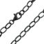 Wholesale Oxidized 925 Sterling Silver Finished Chain - Chunky Flat Oval Rolo Chain
