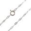 Wholesale 925 Sterling Silver Finished Jewlery Chain - Paperclip Box Chain 