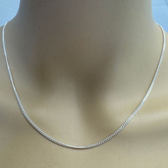 Wholesale 925 Sterling Silver Finished Jewlery Chain - Small Curb Chain