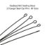 Wholesale Oxidized Sterling Silver Open Eye Headpins - 22Gauge- 1", 1.5" and 2"(50pcs) 