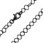 Wholesale Oxidized 925 Sterling Silver Finished Jewlery Chain - Clover Link Cable Chain
