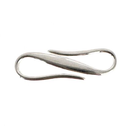Wholesale 925 Sterling Silver Long S Hook Clasp - 26.5mm