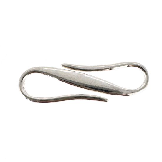 Wholesale 925 Sterling Silver Long S Hook Clasp - 26.5mm