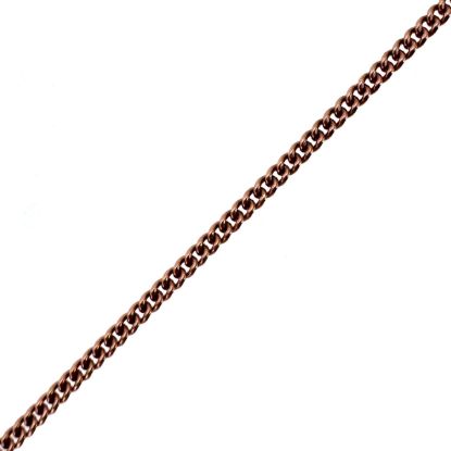 Wholesale Rose Gold Over 925 Sterling Silver 0.8mm Tiny Curb Chain - Unfinished Bulk Chains (sold per foot)