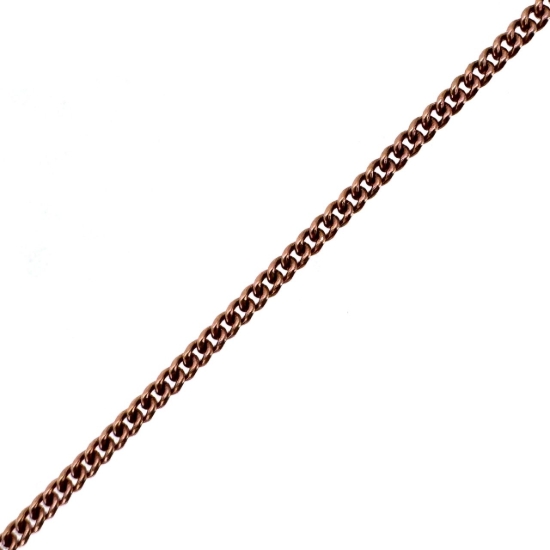Wholesale Rose Gold Over 925 Sterling Silver 0.8mm Tiny Curb Chain - Unfinished Bulk Chains (sold per foot)