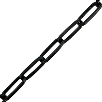 Wholesale Oxidized Sterling Silver Bulk Chain - 6.2x2.5mm Rectangle Long Box Chain (sold per foot)