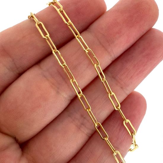 Wholesale 1/20 14K Gold Filled 2.5x6.5mm Long Box Chain - (Sold per foot)  