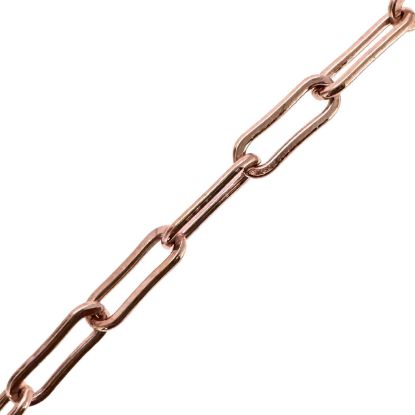 Wholesale 1/20 14K Rose Gold Filled 2.5mmx6.5mm Long Box Chain - (Sold per foot) 