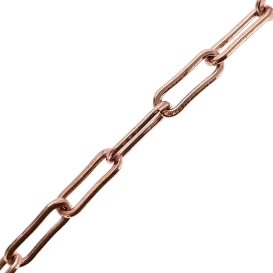 Wholesale 1/20 14K Rose Gold Filled 2.5mmx6.5mm Long Box Chain - (Sold per foot) 