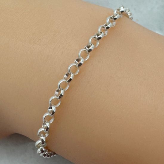 Wholesale 925 Sterling Silver Rolo Chain By the foot; Wholesale Unfinished Jewelry Chains