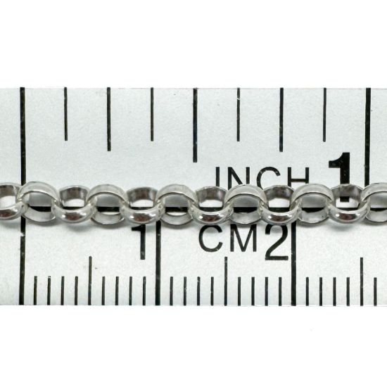 Wholesale 925 Sterling Silver Rolo Chain By the foot; Wholesale Unfinished Jewelry Chains