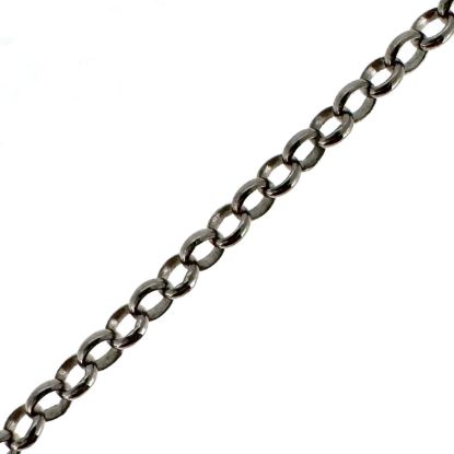 Wholesale Rhodium Over 925 Sterling Silver Bulk Chain - 2mm Rolo Chain (sold per foot)