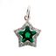 Wholesale 925 Sterling Silver Star Charm With CZ Stones - 10mm (sold per piece)