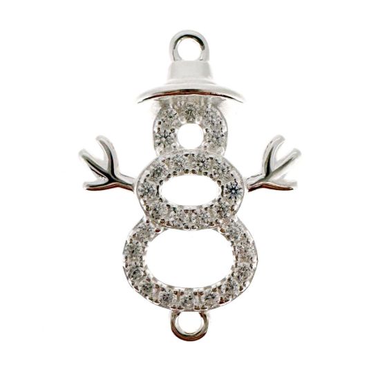 wholesale sterling silver jewelry making charm connectors