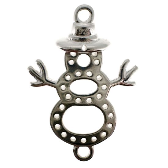 wholesale sterling silver jewelry making charm connectors