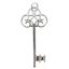 Wholesale 925 Sterling Silver Skeleton Key Charm - 35mm (sold per piece)