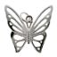 Wholesale 925 Sterling Silver Butterfly Charm - 19mm (sold per piece)