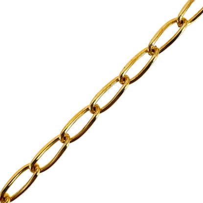 Wholesale 1/20 14k Gold Filled Unfinished Bulk Chain - Diamond Cut Curb Chain 5x2mm - (sold per foot)