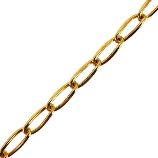 Wholesale 1/20 14k Gold Filled Unfinished Bulk Chain - Diamond Cut Curb Chain 5x2mm - (sold per foot)