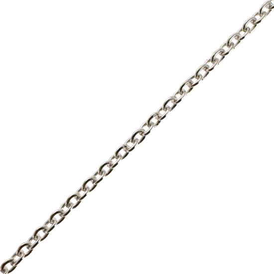 Wholesale 925 Sterling Silver 1mm Tiny Plain Cable Chain; Wolesale Unfinished Bulk Chains by the foot
