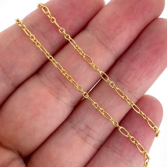 Wholesale 1/20 14K Gold Filled 3 + 1 Round Cable Chain - Bulk Chain (sold per foot)