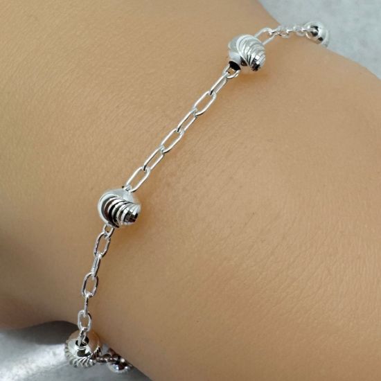 Wholesale 925 Sterling Silver 5mm Spiral Ball Satellite Bead Chain - Unfinished Bulk Chain (sold per foot) 
