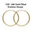 Wholesale 14K Gold Filled Endless Hoop Earrings 