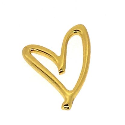 wholesale sterling silver jewelry making heart charm connector