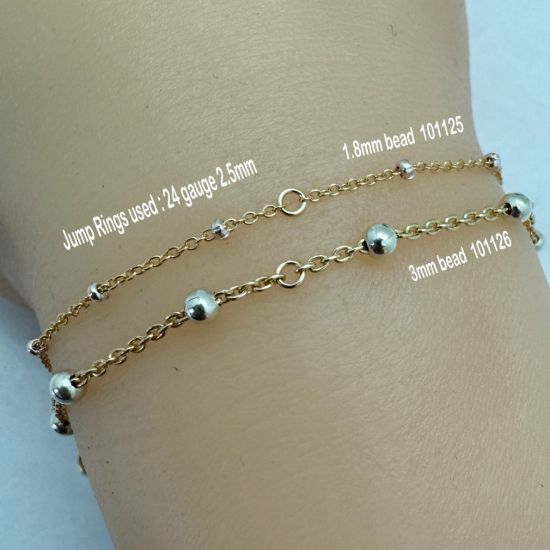 wholesale gold filled two tone permanent jewelry making chains