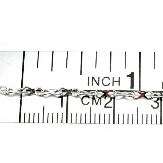 wholesale sterling silver infinity chains for permanent jewelry making