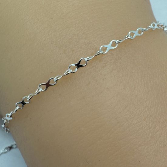 wholesale sterling silver infinity chains for permanent jewelry making