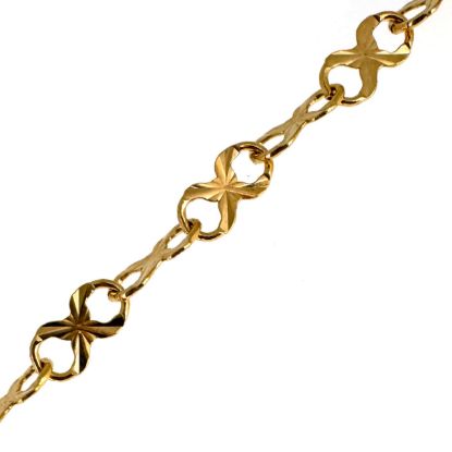 wholesale gold filled sunburst infinity permanent jewelry making chains